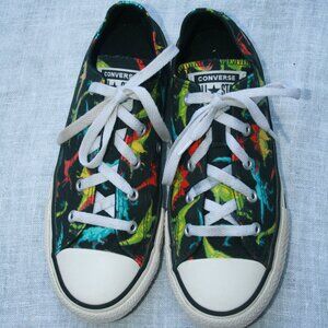 Kids Dinosaur Converse Low Tops
